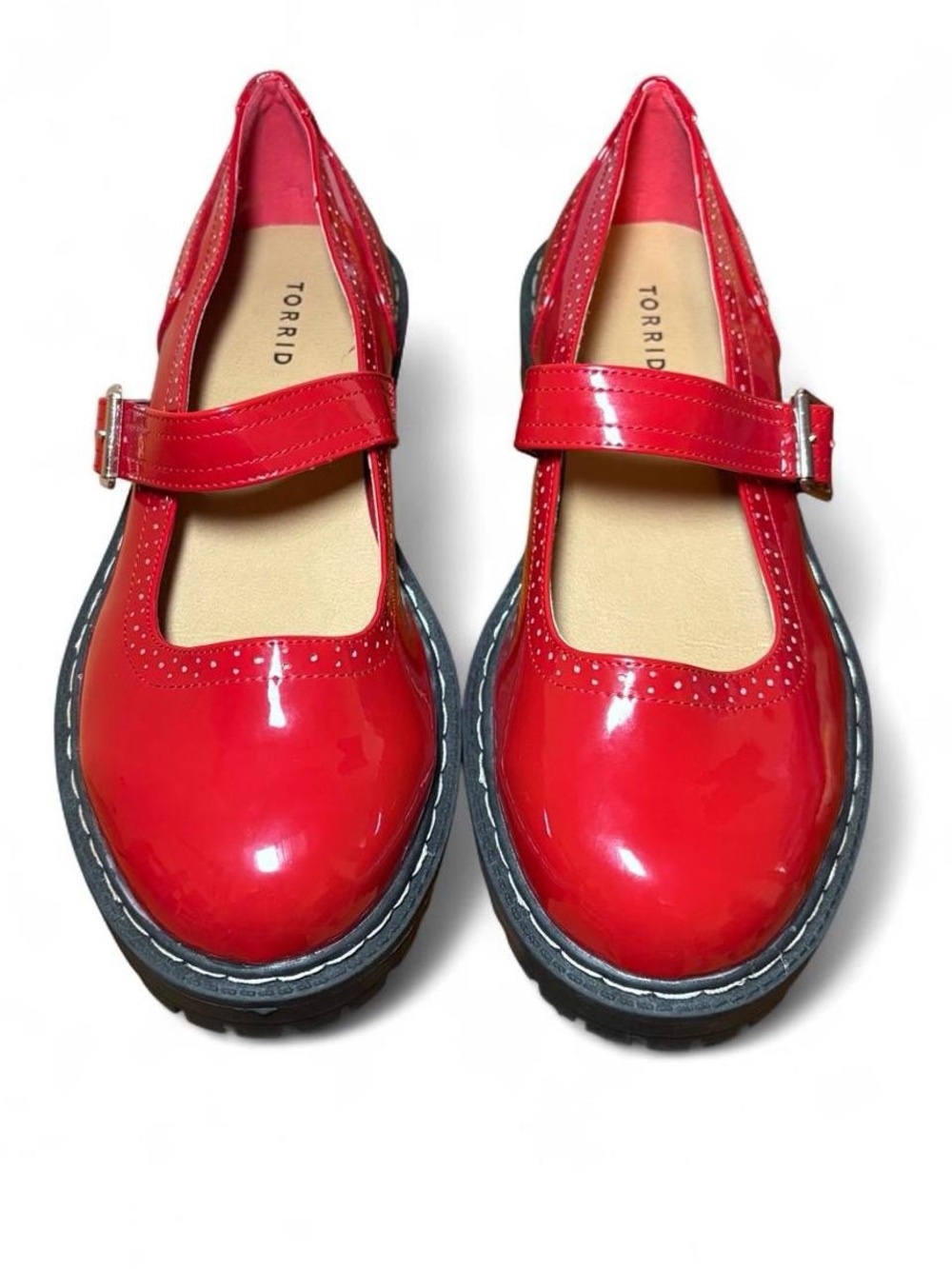 Torrid Red Patent Leather Mary Janes | 10.5W | Like-New